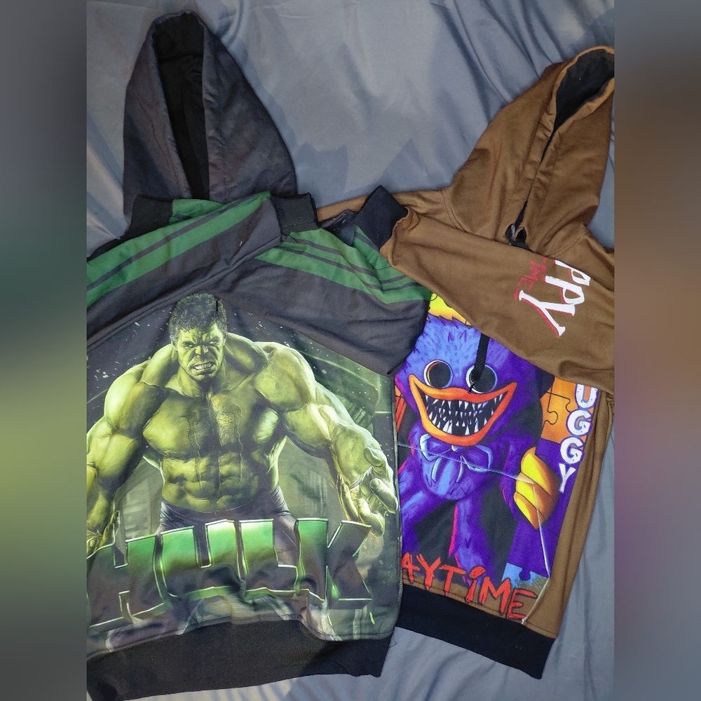 Hulk(med.)poppy(sm.) Graphic Hoodies - Boys